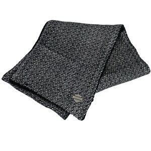 Harley Davidson Scarf 8” x 67” Black Silver Metallic Womens Unisex HD Long Wrap